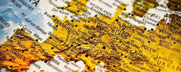 Mapa de Europa - Sputnik Mundo