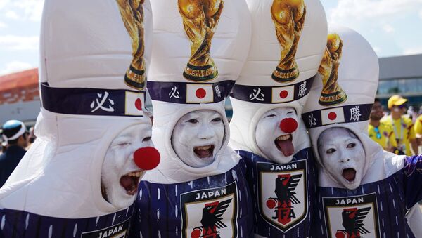 Hinchas japoneses - Sputnik Mundo