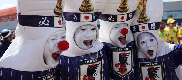 Hinchas japoneses - Sputnik Mundo