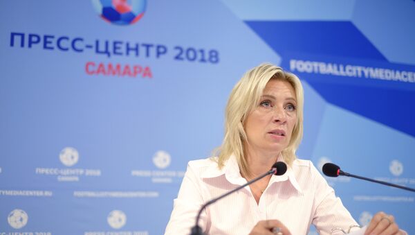 María Zajárova, portavoz del Ministerio de Exteriores de Rusia - Sputnik Mundo