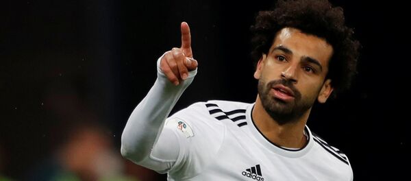 Mohamed Salah, el delantero del equipo egipcio - Sputnik Mundo