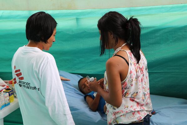 Equipo de urgencias de Médicos Sin Fronteras (MSF) en Colombia.  - Sputnik Mundo