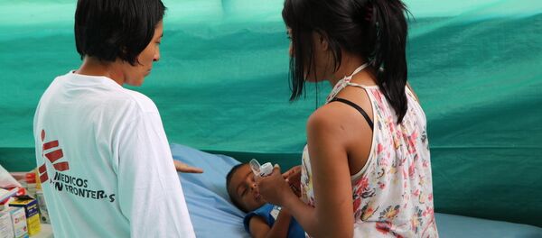 Equipo de urgencias de Médicos Sin Fronteras (MSF) en Colombia. - Sputnik Mundo