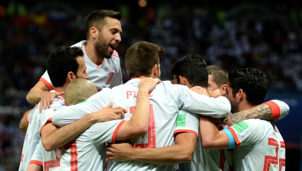 Jugadores de la selección de España Jugadores de la selección de España - Sputnik Mundo