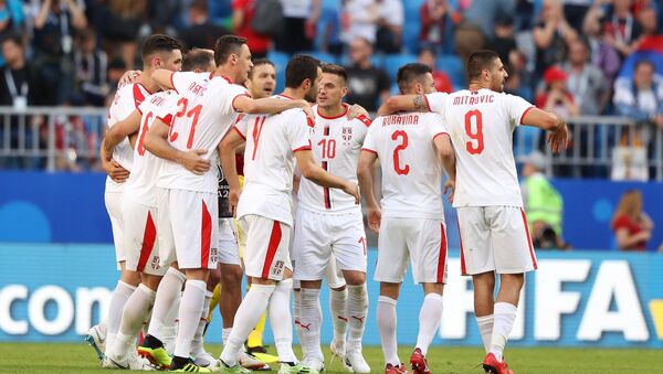 La selección de Serbia (archivo) - Sputnik Mundo