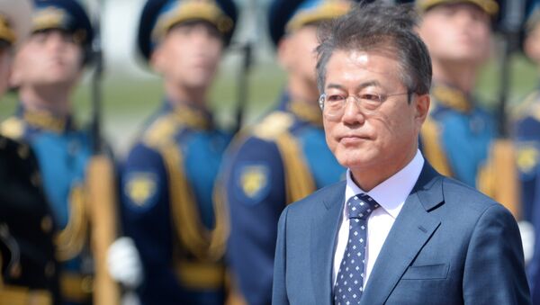 Moon Jae-in, el presidente de Corea del Sur - Sputnik Mundo