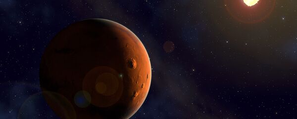Marte y el Sol, imagen referencial - Sputnik Mundo