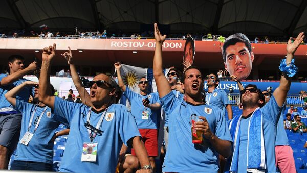 Hinchas uruguayos en Rostov del Don - Sputnik Mundo
