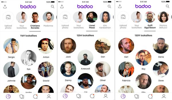 Las caras en la aplicación de citas románticas Badoo  - Sputnik Mundo