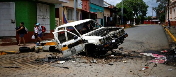 Protestas en Masaya, Nicaragua (archivo) - Sputnik Mundo