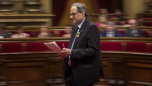 Quim Torra, presidente de la Generalitat de Cataluña - Sputnik Mundo