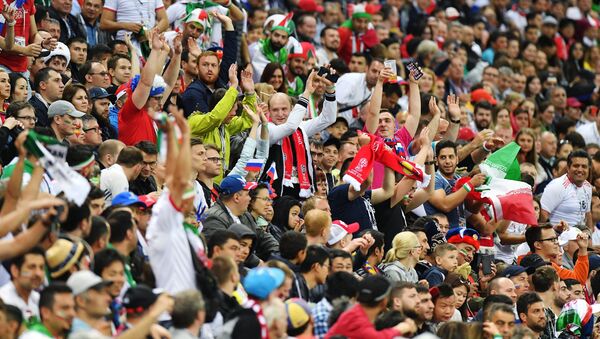 Hinchas españoles en el Mundial de Rusia - Sputnik Mundo