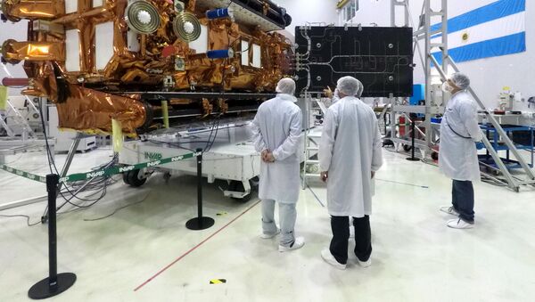 Instalaciones de INVAP, la empresa estatal argentina encargada de la construcción de sus nuevos satélites Instalaciones de INVAP, la empresa estatal argentina encargada de la construcción de sus nuevos satélites - Sputnik Mundo