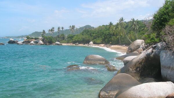 El parque Tayrona, en Magdalena, Colombia. - Sputnik Mundo