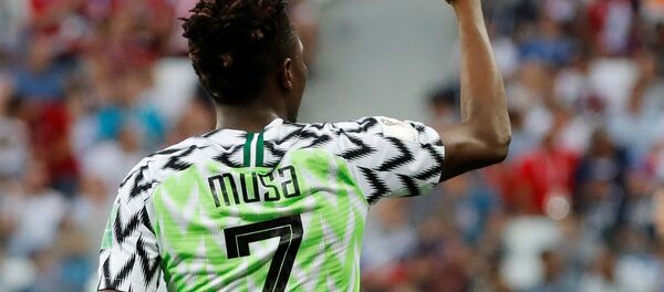 Ahmed Musa, jugador de la selección de Nigeria Ahmed Musa, jugador de la selección de Nigeria - Sputnik Mundo