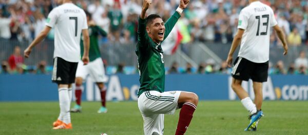 El partido entre México y Alemania - Sputnik Mundo