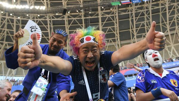 Hinchas japoneses - Sputnik Mundo