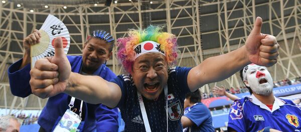 Hinchas japoneses - Sputnik Mundo