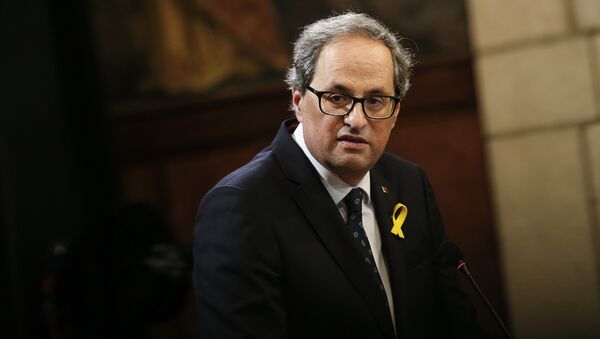 Quim Torra, presidente de la Generalitat de Cataluña - Sputnik Mundo