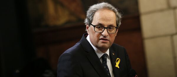 Quim Torra, presidente de la Generalitat de Cataluña - Sputnik Mundo