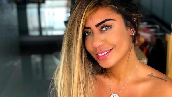 Rafaella Beckran, hermana del delantero de la selección brasileña Neymar Rafaella Beckran, hermana del delantero de la selección brasileña Neymar - Sputnik Mundo