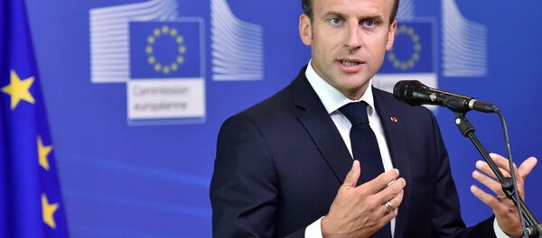 El presidente de Francia, Emmanuel Macron - Sputnik Mundo