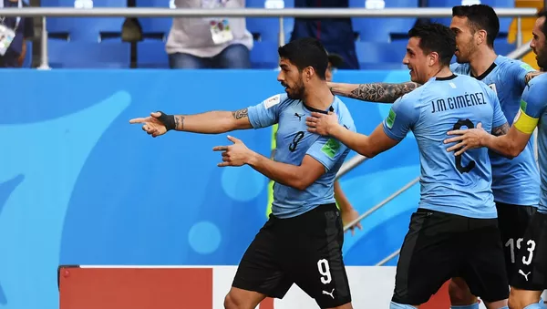 Jugadores de la selección uruguaya - Sputnik Mundo