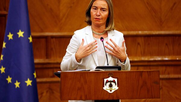 Federica Mogherini, la jefa de la diplomacia europea - Sputnik Mundo