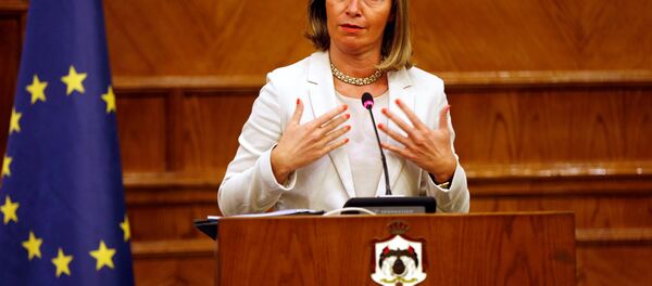 Federica Mogherini, la jefa de la diplomacia europea - Sputnik Mundo