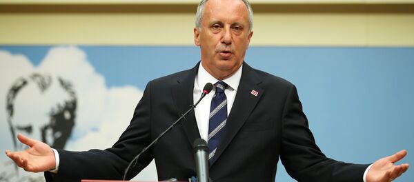 El candidato opositor Muharrem Ince - Sputnik Mundo