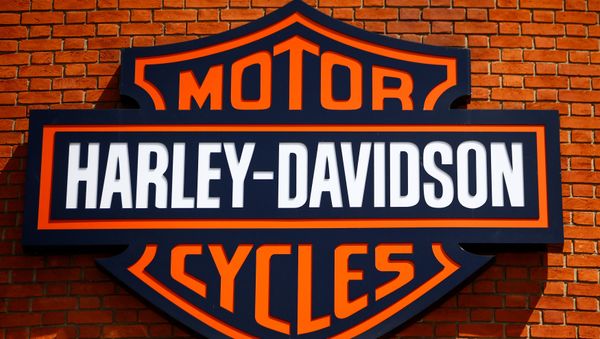 El logo de Harley-Davidson El logo de Harley-Davidson - Sputnik Mundo