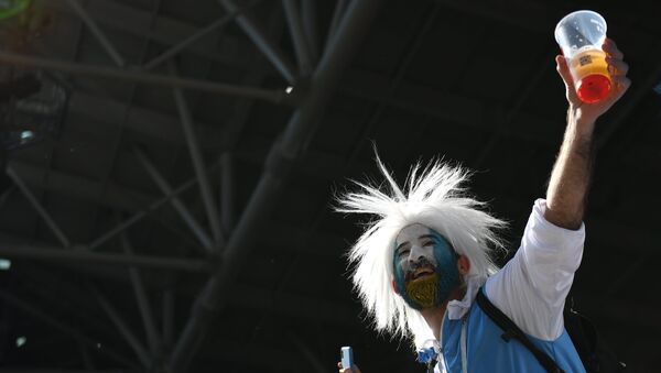 Un hincha argentino - Sputnik Mundo