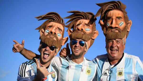 Los hinchas argentinos - Sputnik Mundo