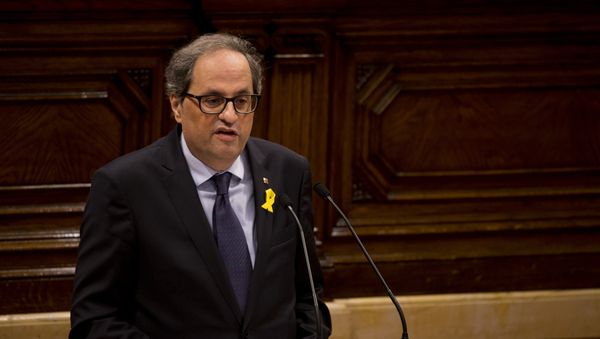 Quim Torra, presidente de la Generalitat de Cataluña Quim Torra, presidente de la Generalitat de Cataluña - Sputnik Mundo