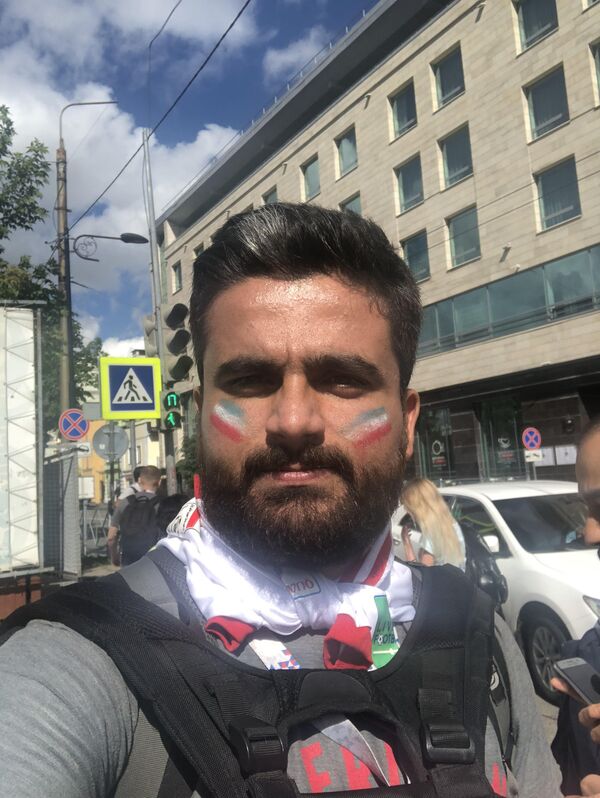 Peyman Yazdani, hincha iraní - Sputnik Mundo