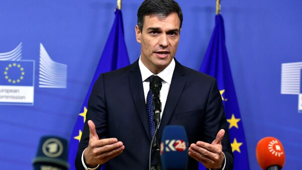 Pedro Sánchez, presidente del Gobierno de España - Sputnik Mundo