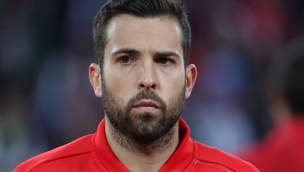 Jordi Alba, jugador de la selección española de fútbol - Sputnik Mundo