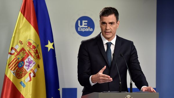 Pedro Sánchez, el presidente del Gobierno de España Pedro Sánchez, el presidente del Gobierno de España - Sputnik Mundo