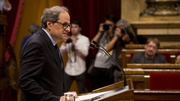 Quim Torra, presidente de la Generalitat de Cataluña - Sputnik Mundo