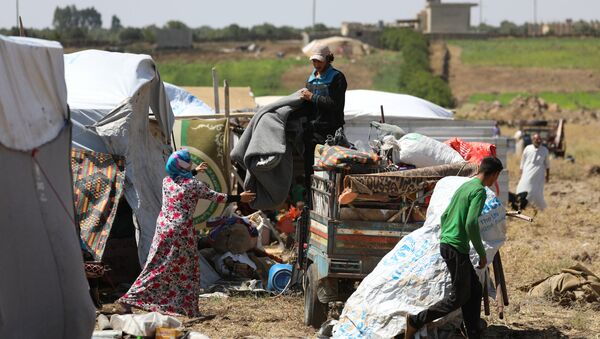 Desplazados sirios - Sputnik Mundo