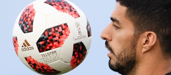 Luis Suárez, delantero de la selección de Uruguay Luis Suárez, delantero de la selección de Uruguay - Sputnik Mundo