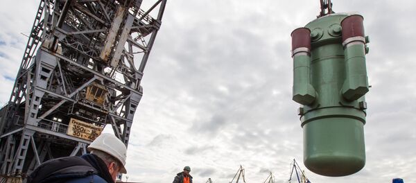 Un componente del reactor nuclear RITM-200 que alimentará el rompehielos ruso Árktika proyecto 22220. Un reactor parecido podría alimentar a los portaviones rusos y chinos - Sputnik Mundo