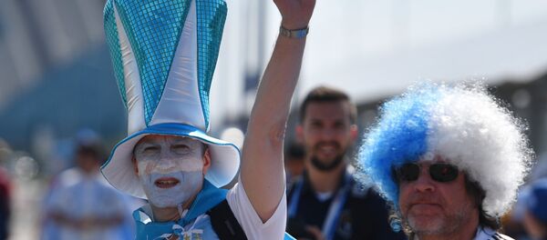 Los hinchas argentinos durante el Mundial de Rusia - Sputnik Mundo