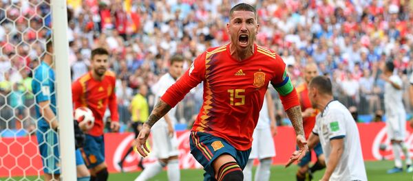 Sergio Ramos, España, tras su gol a Rusia - Sputnik Mundo