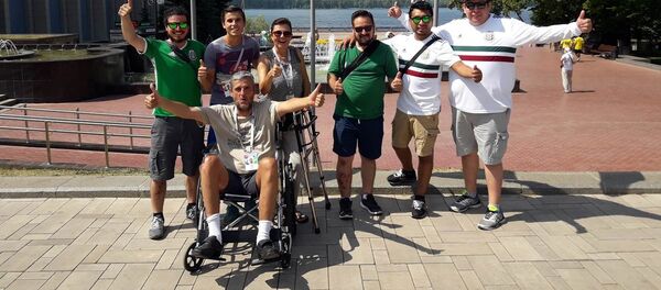 Carlos Osorio, hincha mexicano - Sputnik Mundo