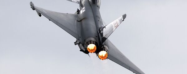 Un Eurofighter Typhoon (archivo) - Sputnik Mundo