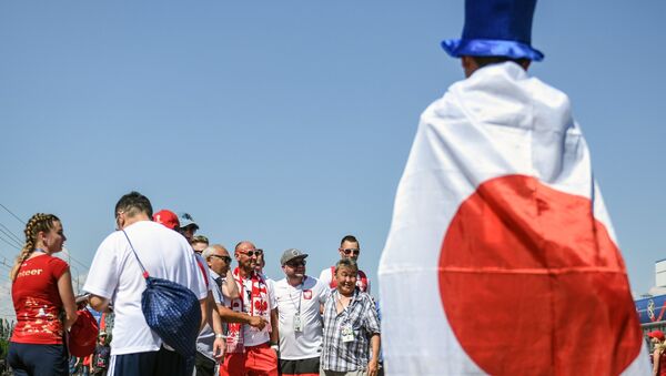 Hinchas japoneses - Sputnik Mundo