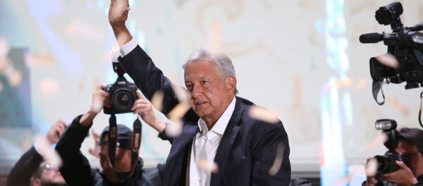 Andrés Manuel López Obrador, presidente electo de México Andrés Manuel López Obrador, presidente electo de México - Sputnik Mundo