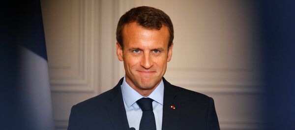 Emmanuel Macron, presidente de Francia Emmanuel Macron, presidente de Francia - Sputnik Mundo