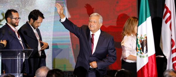 Andrés Manuel López Obrador, el presidente electo de México Andrés Manuel López Obrador, el presidente electo de México - Sputnik Mundo